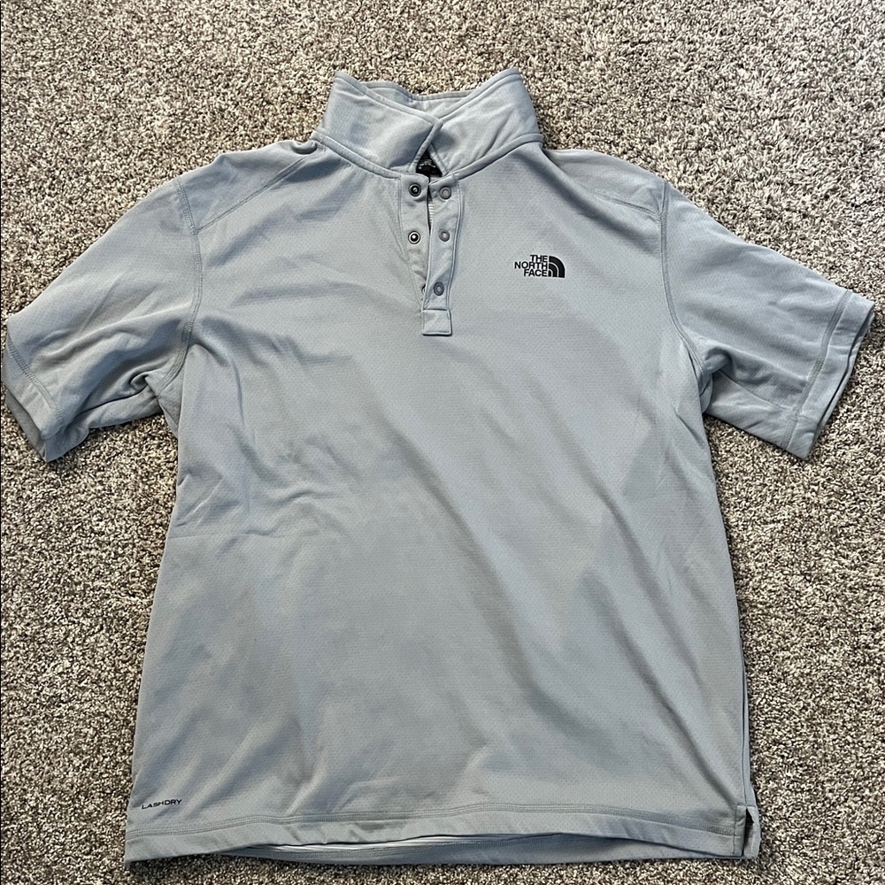 The North Face Light Gray Polo Shirt
